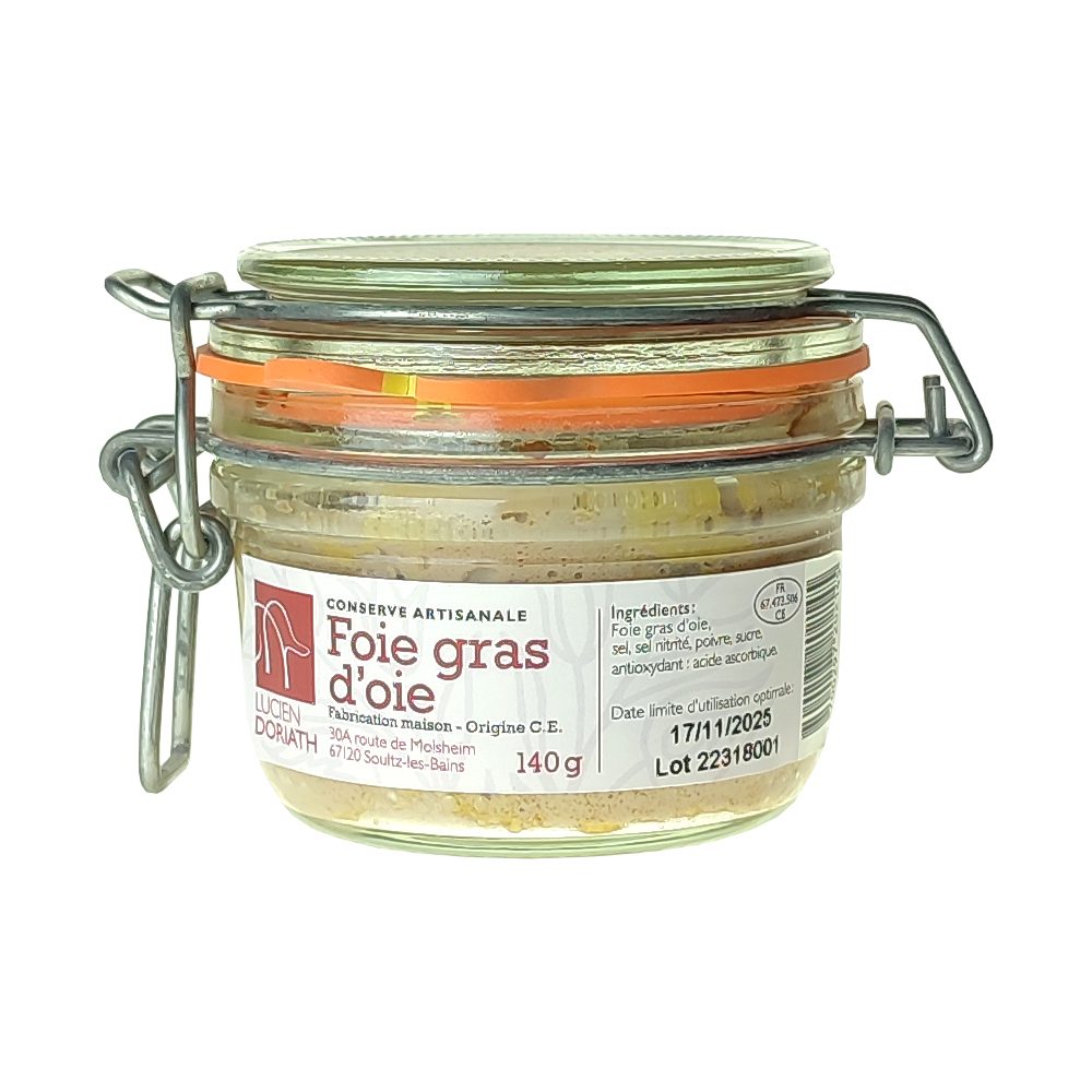 Foie Gras d'Oie 140g Bocal Lucien Doriath